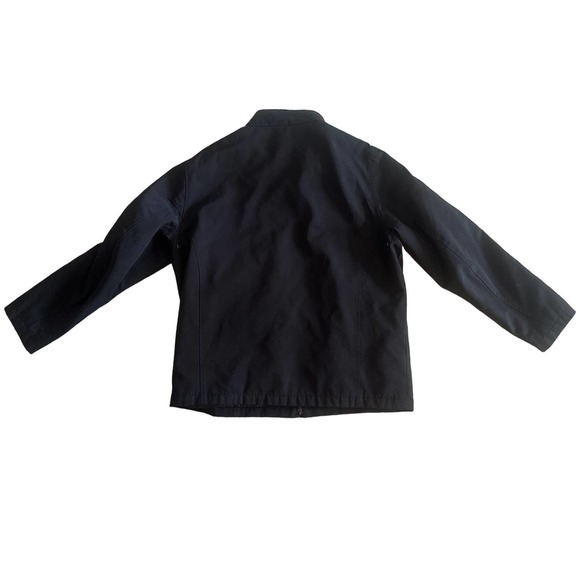 Men L Tumi Tech Micro Bonded Zip Front Black Jacket Water-Resistant Insulated - Picture 5 of 5